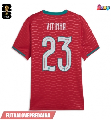 Lacne Ženy Futbalové dres Portugalsko Vitinha #23 MS 2026 Krátky Rukáv - Domáci